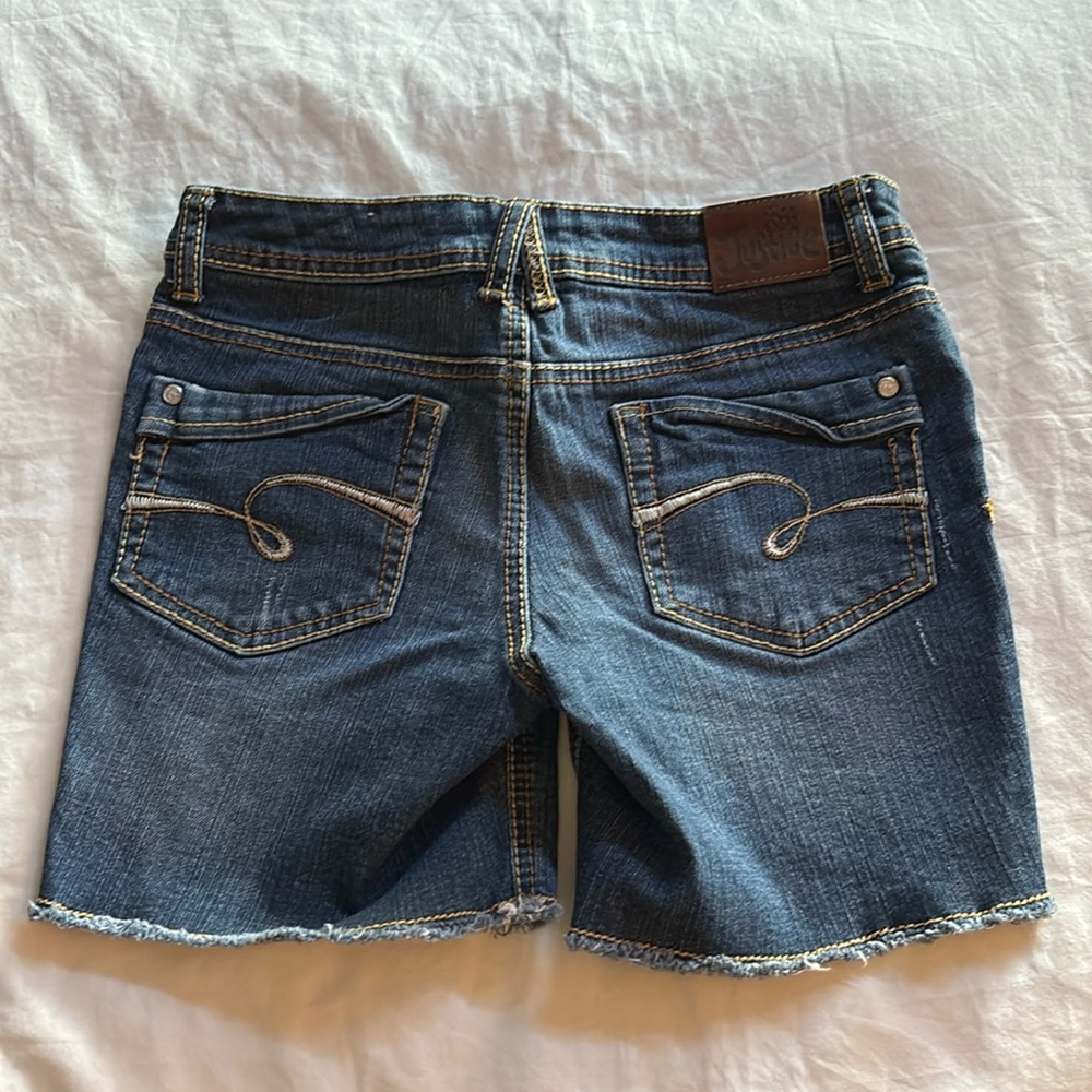 Justice Girls Jean shorts 14R